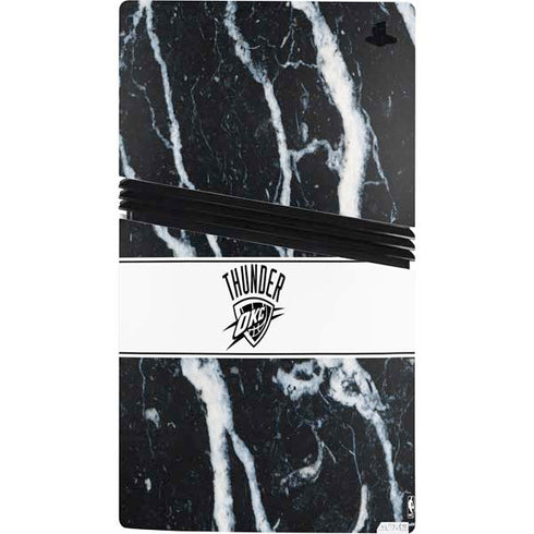 NBA Oklahoma City Thunder Marble PS5 Pro Console Skin